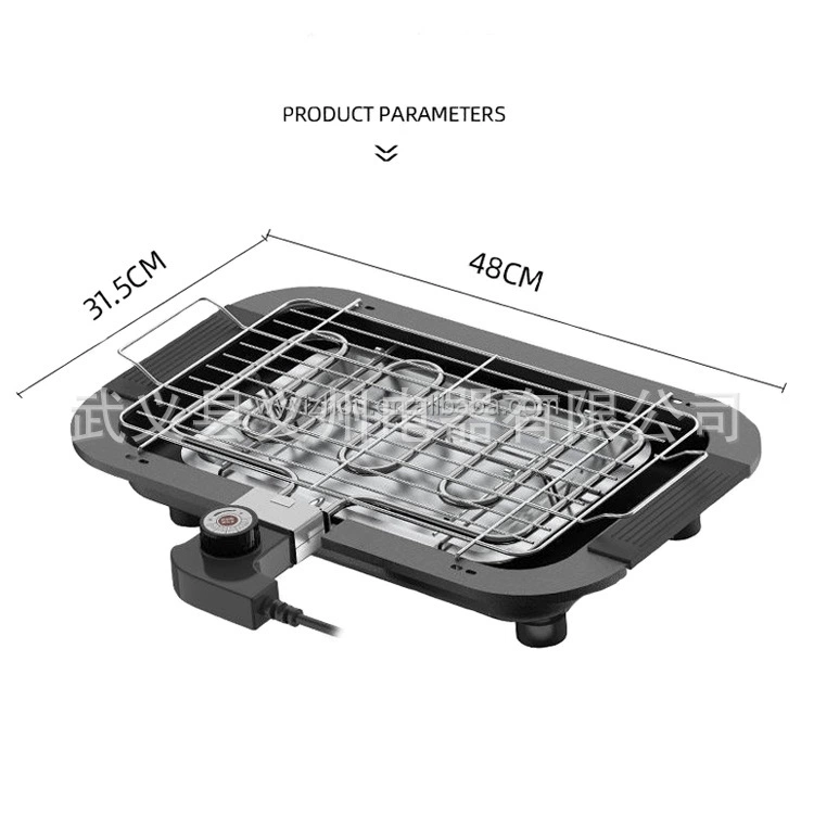 Домашняя бездымная выпечка — Roasted Roasted Bakers Takeaway Electric Bakers Electric Bakery Integrated Pot Roasted Skewers Home iron barbecue stove