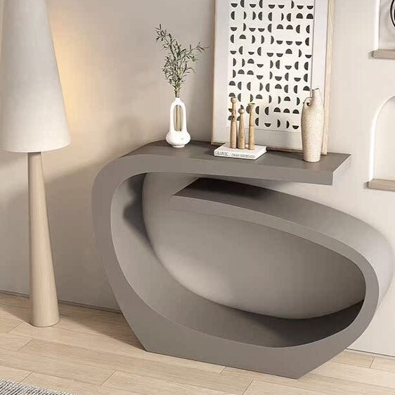 Scandinavian Style Front Door Pivot Cabinet Creative Entrance Console Table Entrance Decorative Cabinet Entry Table Hotel Entrance Stor