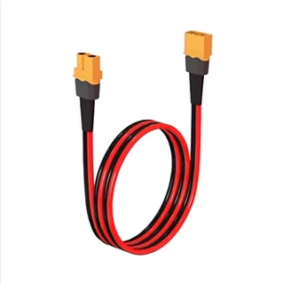 定制10awg 2ft Xt60延长线母对公连接器遥控电池便携式电站线束加