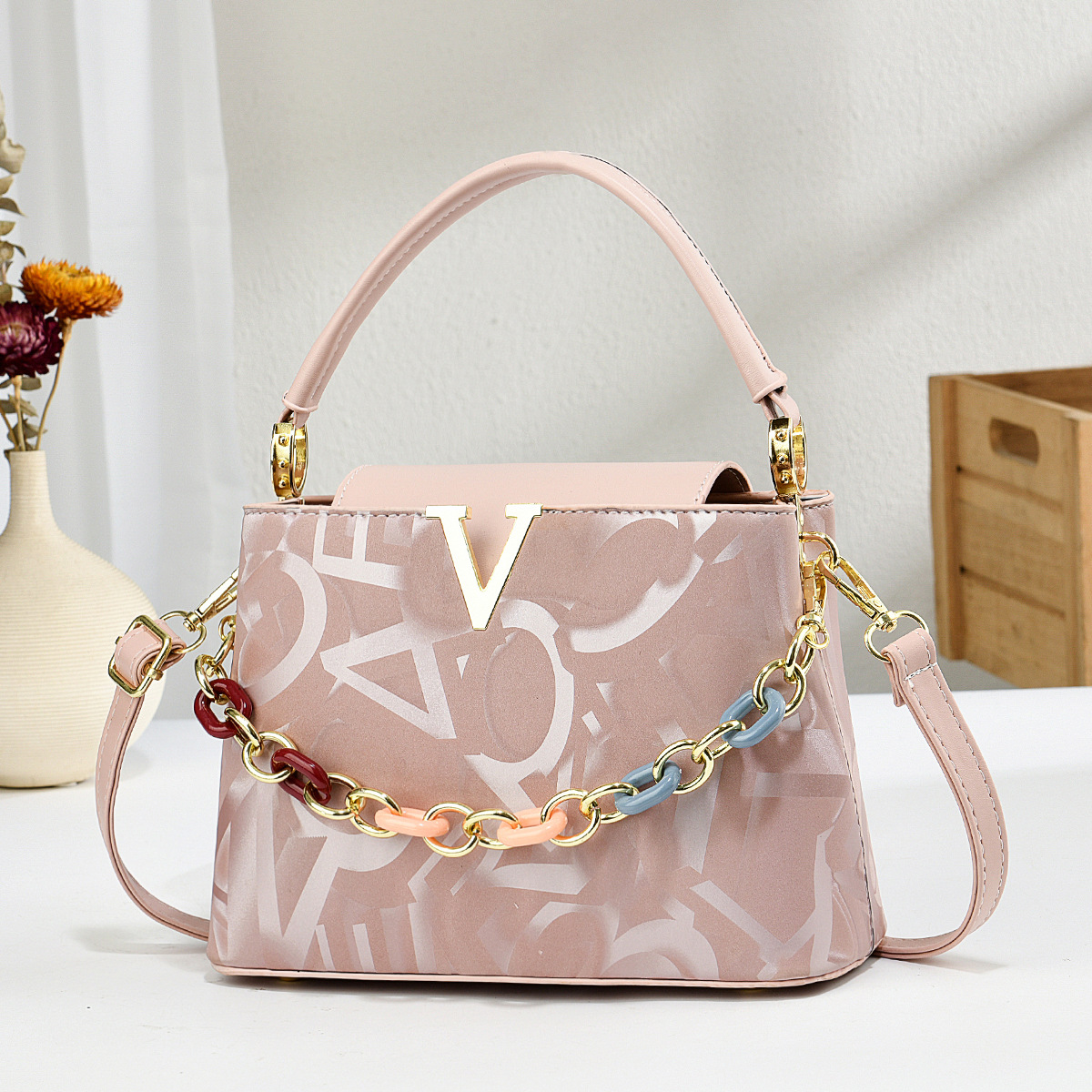 Diseño de moda bolso de mano de mujer universal bolso de viaje temperamento casual bolso de hombro de un solo hombro Handbag