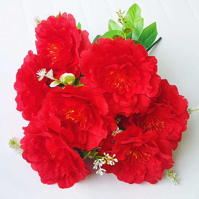 Reunión deportiva, actividades estudiantiles, baile, flores falsas coloridas, flores de plástico, flores de seda, baile, accesorios, ramo de simulación