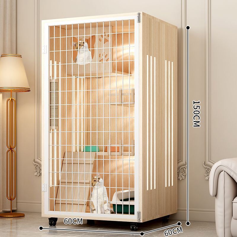 宠物别墅家用猫屋室内超大自由空间猫柜豪华猫咪房子全景笼子|undefined