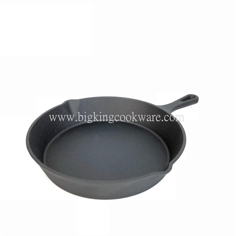 Sartén tradicional de hierro fundido sartén de carne sartén antiadherente mini horno de Cocina de Inducción de gas disponible