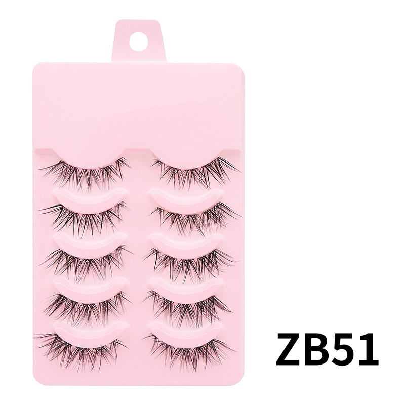 False Eyelashes DINGSEN, 5-Pair Set, Everyday & Cosplay Styles, Assorted Bands