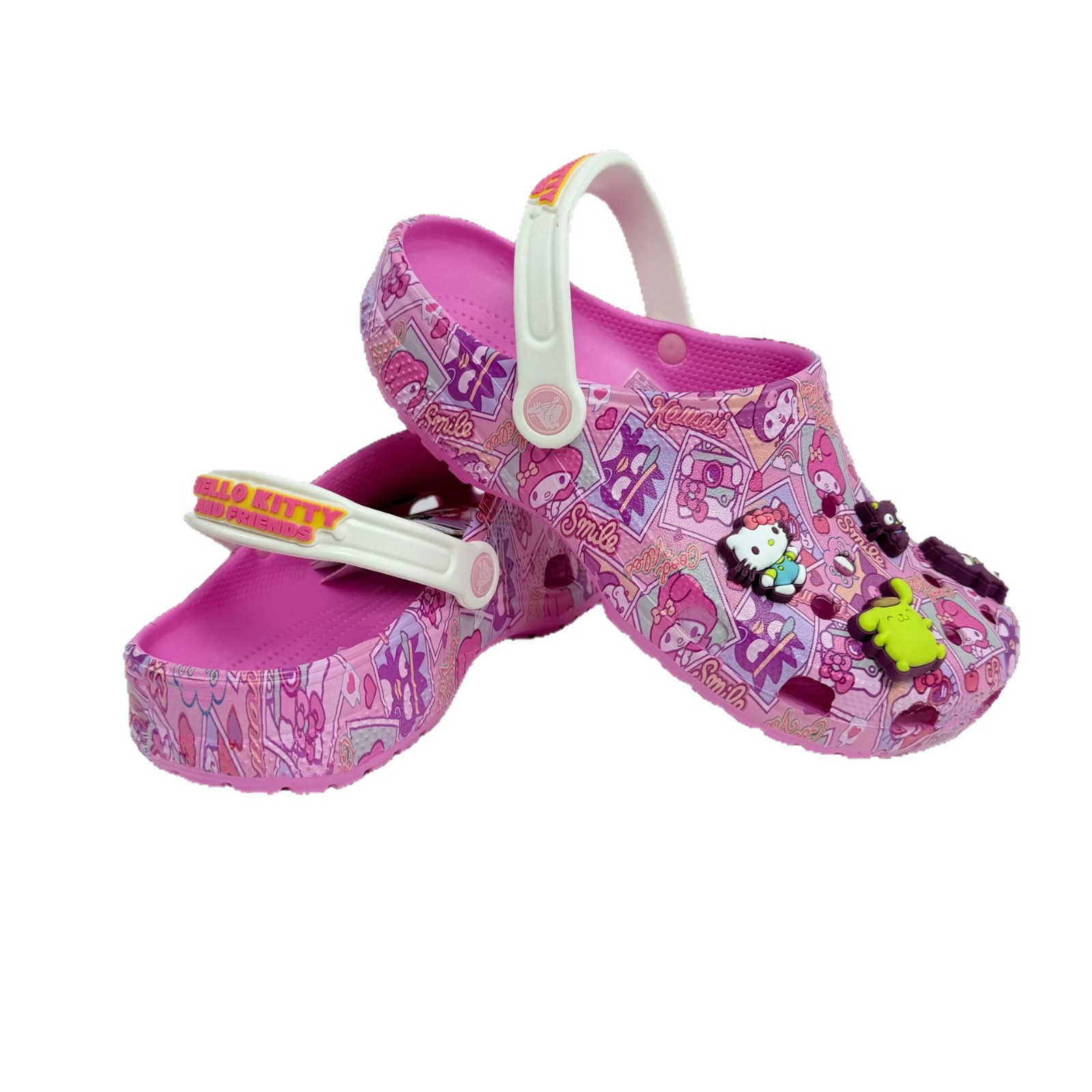Pokémon original Melody Sanrio Piggy Page zapatos de playa para niños bolsas de cabeza agujero zapatos al por mayor image 5