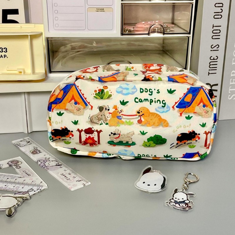 Xiaohongshuと同じスタイルの痛バッグ鉛筆バッグ多層大容量文具箱かわいい学生高価値鉛筆収納袋|undefined