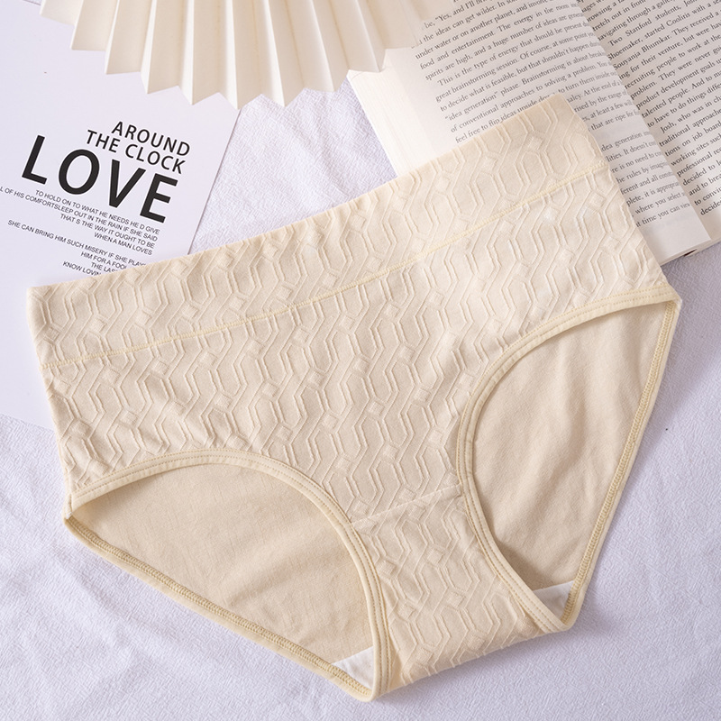 Ropa interior de mujer modal algodón transpirable antibacteriano inferior entrepierna chica sin costuras pantalones cortos de cintura media cabeza chica calzoncillos ropa interior