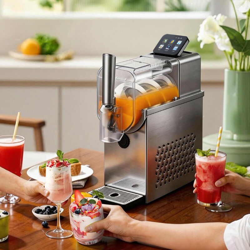 Household Snow Melting Machine, Small Commercial Cold Drink Machine, Ice Cream Machine, Milkshake Ice Maker, Fully Automatic Smoothie Machine, Slush Machine