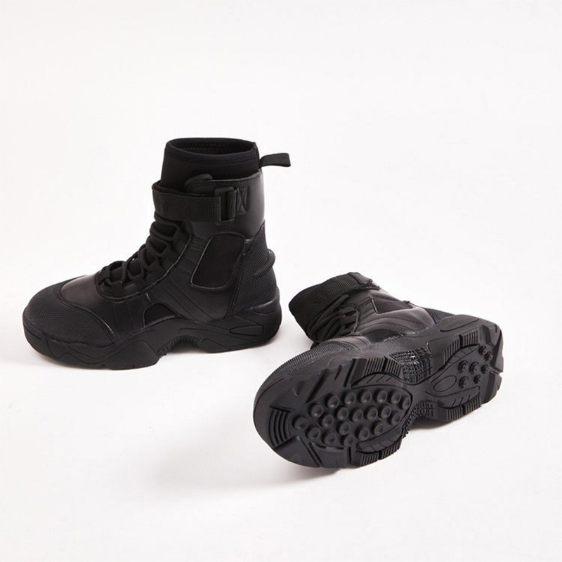 救援JYX靴子户外涉水BS轻便鞋KH靴冰面水域救援应急抗灾皮革仲谋