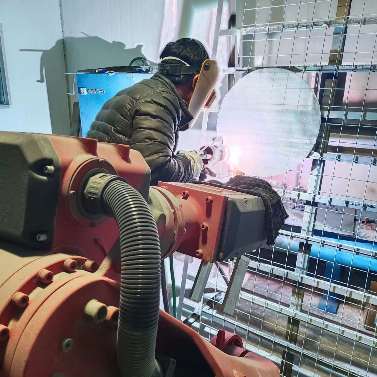 制氢镍网电解槽制氢电极网喷涂设备 镍铝合金等离子熔射雷尼镍