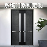 高端智能极简精雕门别墅入户大门自建房甲级装甲门防盗大门铸铝门