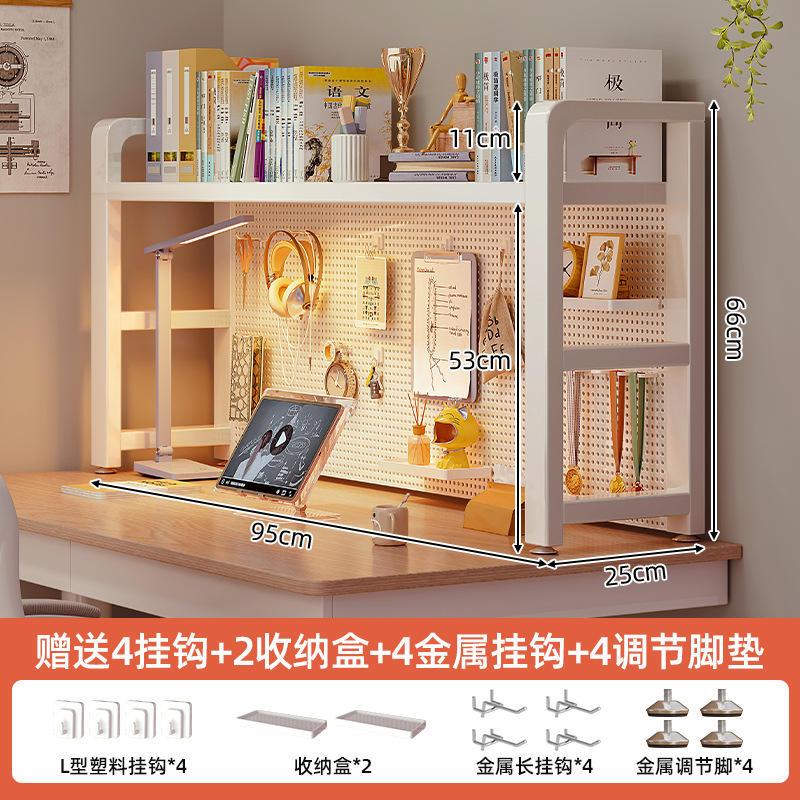 Estante de escritorio, estante de escritorio, estante de escritorio, escritorio multicapa, escritorio de dormitorio, escritorio de computadora, estante vertical