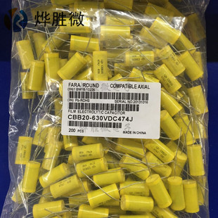 630V474J27*12.5CBB20 Axial Metallized Polyester Film Capacitor New in Stock
