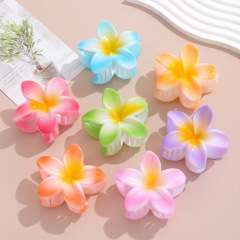クロスボーダーの爆発金8cmの卵の花のアクセサリーの紫荊花のサメのクリップの髪のクリップの後頭部のクリップの髪飾りの女性