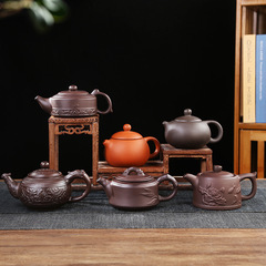 Zisha Kung Fu tea set household teapot Yixing Zisha teapot semi-handmade single teapot Zhuni Xishi teapot wholesale
