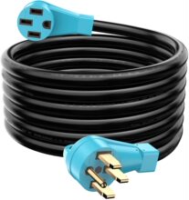 30A大功率工業插頭四相電機線美式插頭電源線6-30P美規延長線四芯