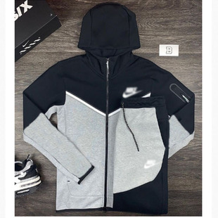 Cross-Border New Spring & Fall Hooded Suits for Men and Women Nk Sports Casual Suits Sports Fashion Jackets and Pants Trendy Brand Wear