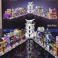 2025 新ハリーポッターシリーズミニクロスロードボーイギフトビルディングブロック知育玩具モデル装飾品