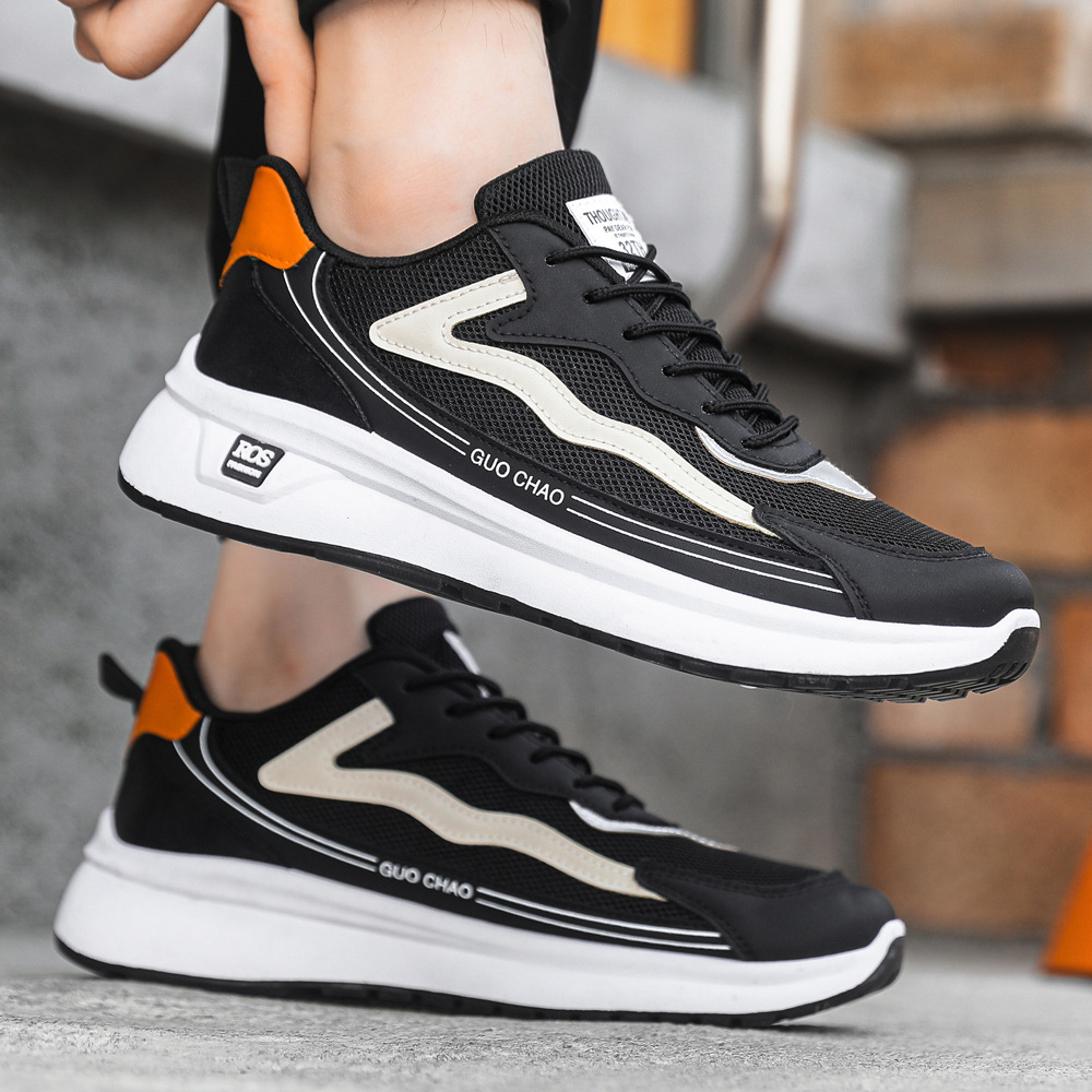 Zapatos de hombre de verano nuevo estilo de color matriz nacional Agan mesh transpirable zapatos de moda cómodos zapatos casuales suaves al por mayor