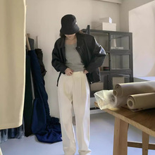 【现货】2025年秋季新品韩国东大门复古通勤慵懒风休闲裤PT12043