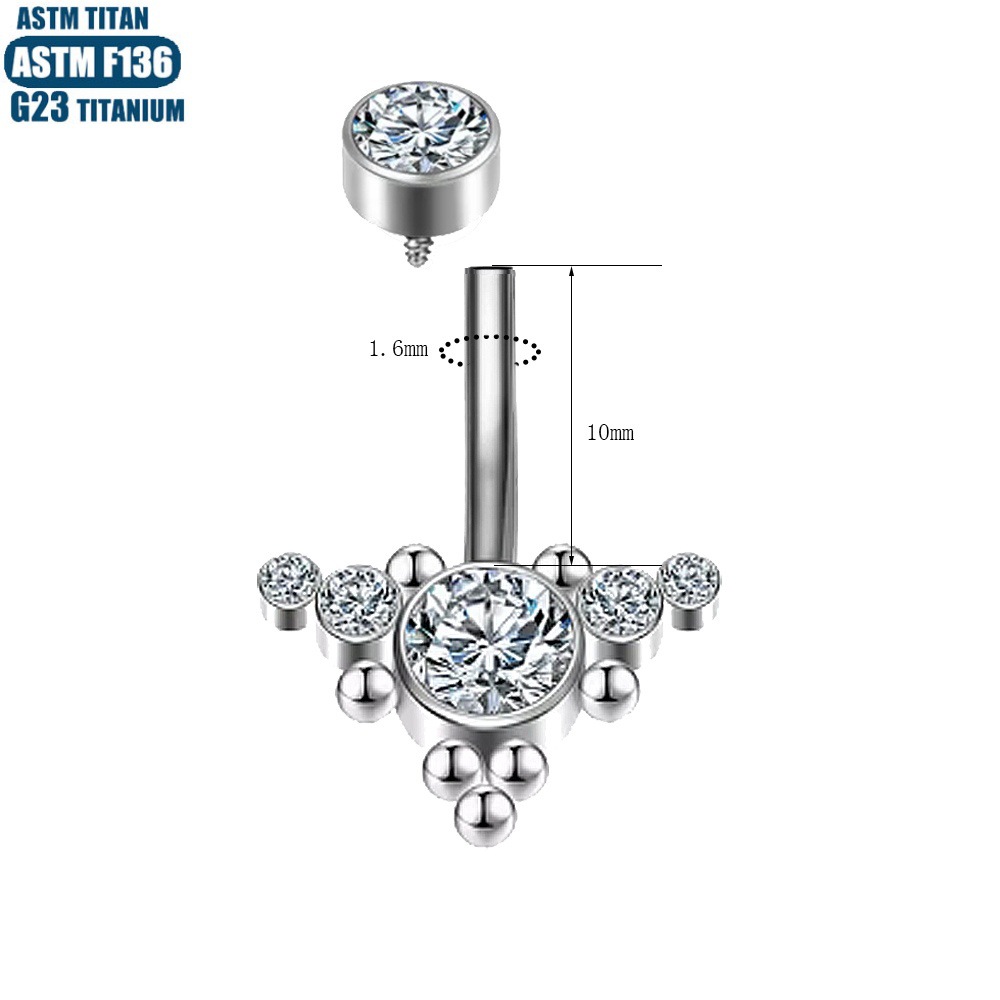 Labret stud lip piercing jewelry styling detail
