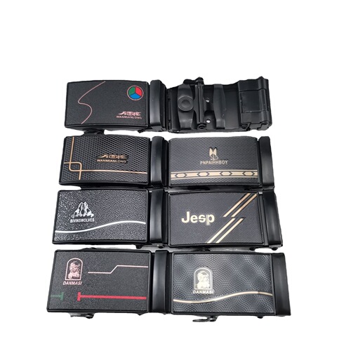 Men's fashion belt buckle belt buckle casual trouser belt versatile men's automatic pin buckle eyelet alloy belt buckle