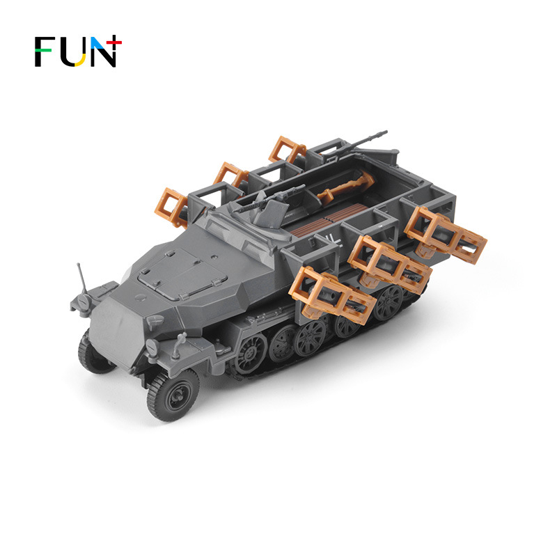 Lejia World War IILand Stuka Rocket Armored Vehicle1:72 Assembled4 DModel Military Toy Car Ornaments