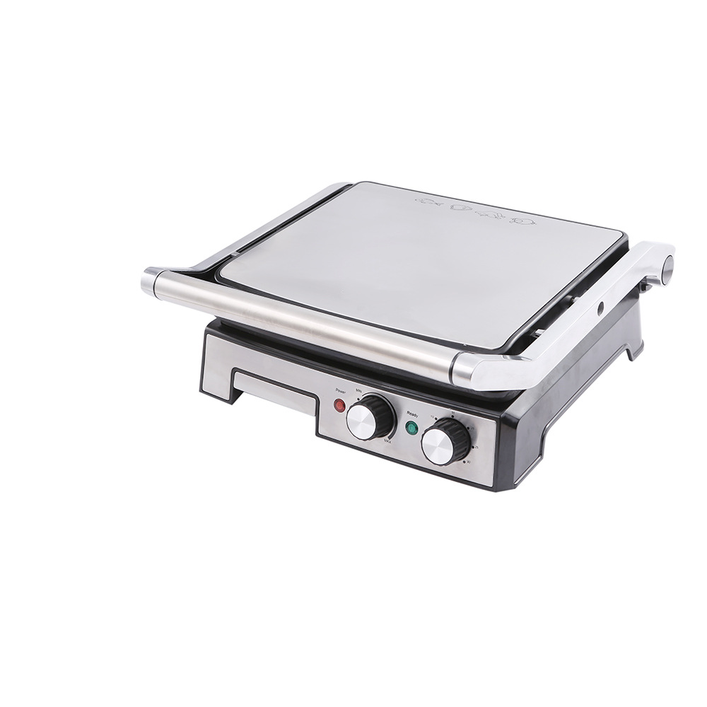 Steak machine stainless steel home sandwich machine grilled noodles grill machine removable non-stick plate electric oven 2000W