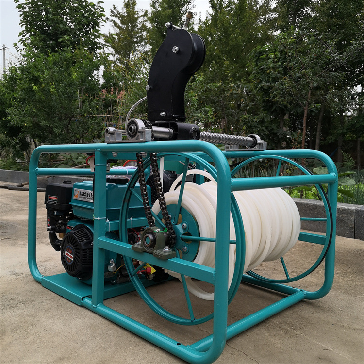 Jingdella tubular gasolina, control remoto automático, rociador de alta presión, rociador de insecticidas de bobina eléctrica de huerto de tierras de cultivo