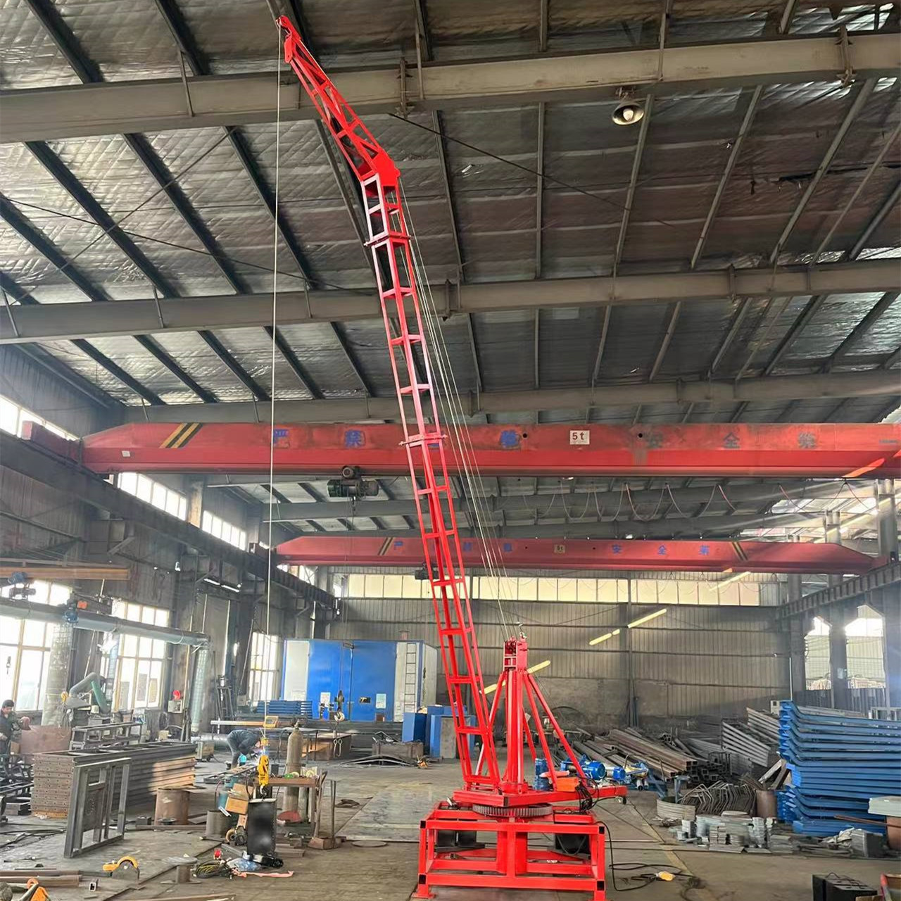 码头吊机 楼房海边仓库车间港口起重机 建筑工地房顶外墙装修吊机