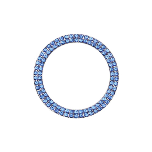 One-click diamond ignition switch button protector, car flash diamond drill ring interior decoration ring sticker