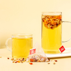 Bamboo cane grass root snow pear tea 50 packs rock sugar bamboo cane dried snow pear carrot triangular package scented tea wholesale