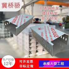 304不銹鋼槽式電纜橋架廠家 316L不銹鋼金屬橋架 防火走線阻燃橋