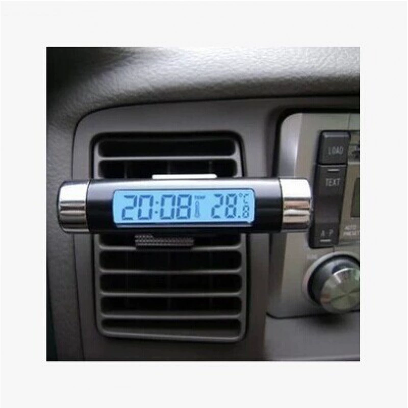 Автомобильный термометр светящийся CT20 автомобильный электронный счетчик автомобильного электронного времени