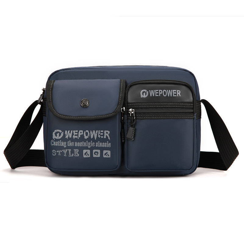 WEPOWER nueva moda multi-bolso de hombro casual bolso de bolsillo multi-bolso de viaje de viaje de viaje ultra ligero bolso de tramo inclinado