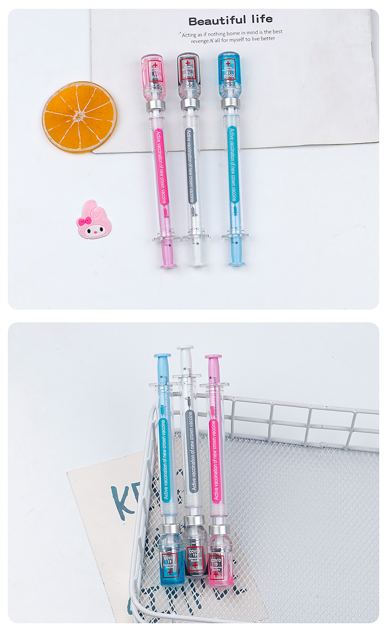 Koreanische Kreative Realistische Spritze Gel Stift display picture 4