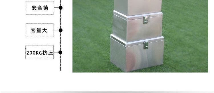 Waterproof storage box, large size, for motorcycle rear trunk, tool storage, electric scooter tail box, thickened, stainless steel