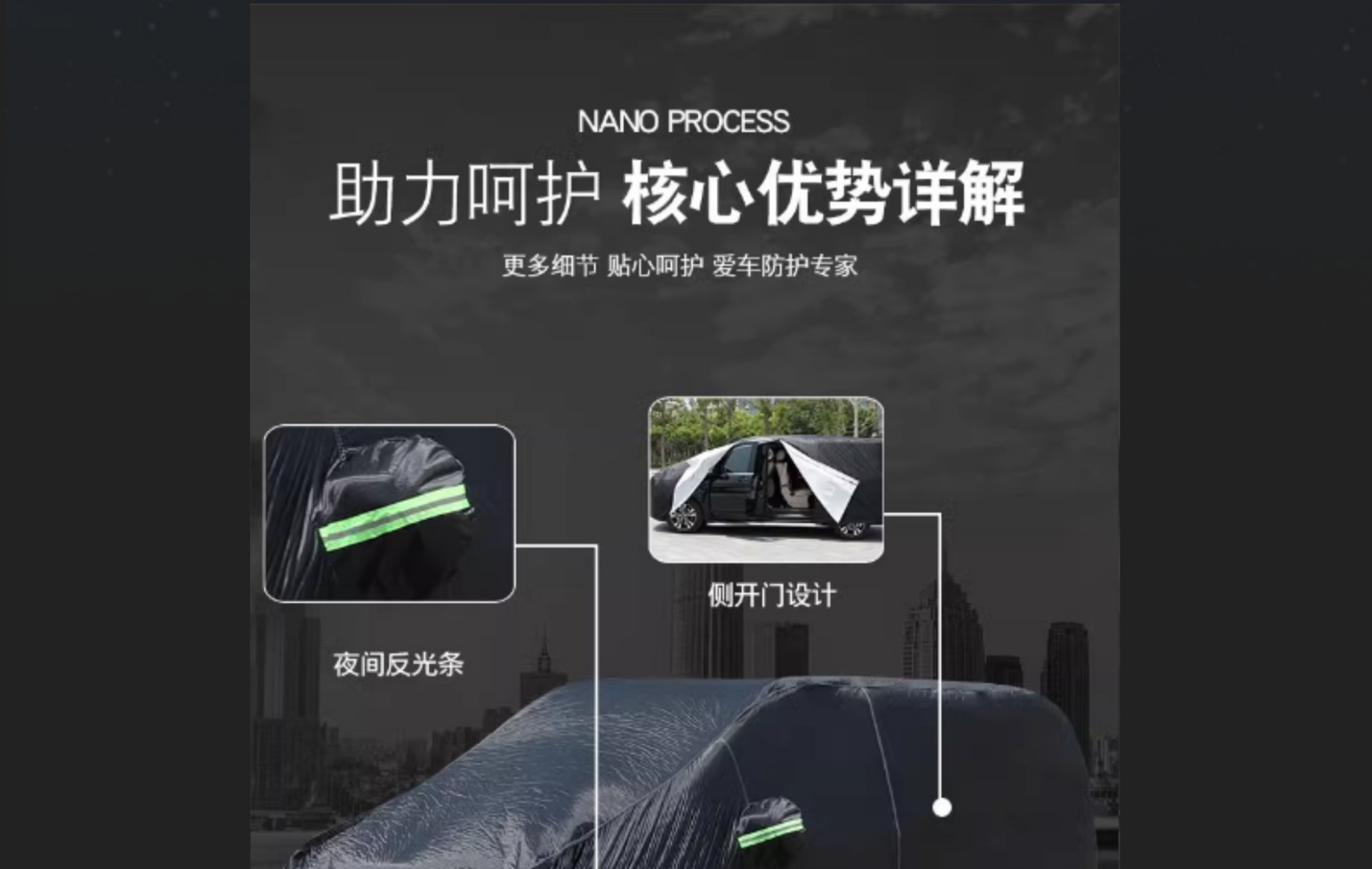 Hong Kong and Macao Version Alphard 40 Series 30 20 Alphard Car Cover Wilfa Car Cover Cross-Border Sunshade