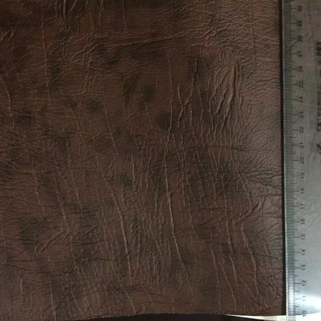 无折痕绒面浅色系列水芯仿超纤皮 宝马纹仿真皮PVC皮革