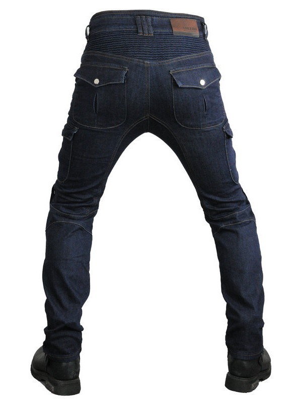 Pantalones de moto VOLERO de Cordura, resistentes al desgaste y a las roturas, elásticos, casuales, anticaída, con silicona.
