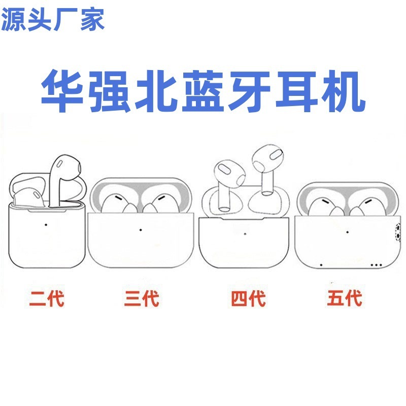新款华强北蓝牙耳机PRO2代五六代无线降噪批发外贸跨境一件代发|undefined