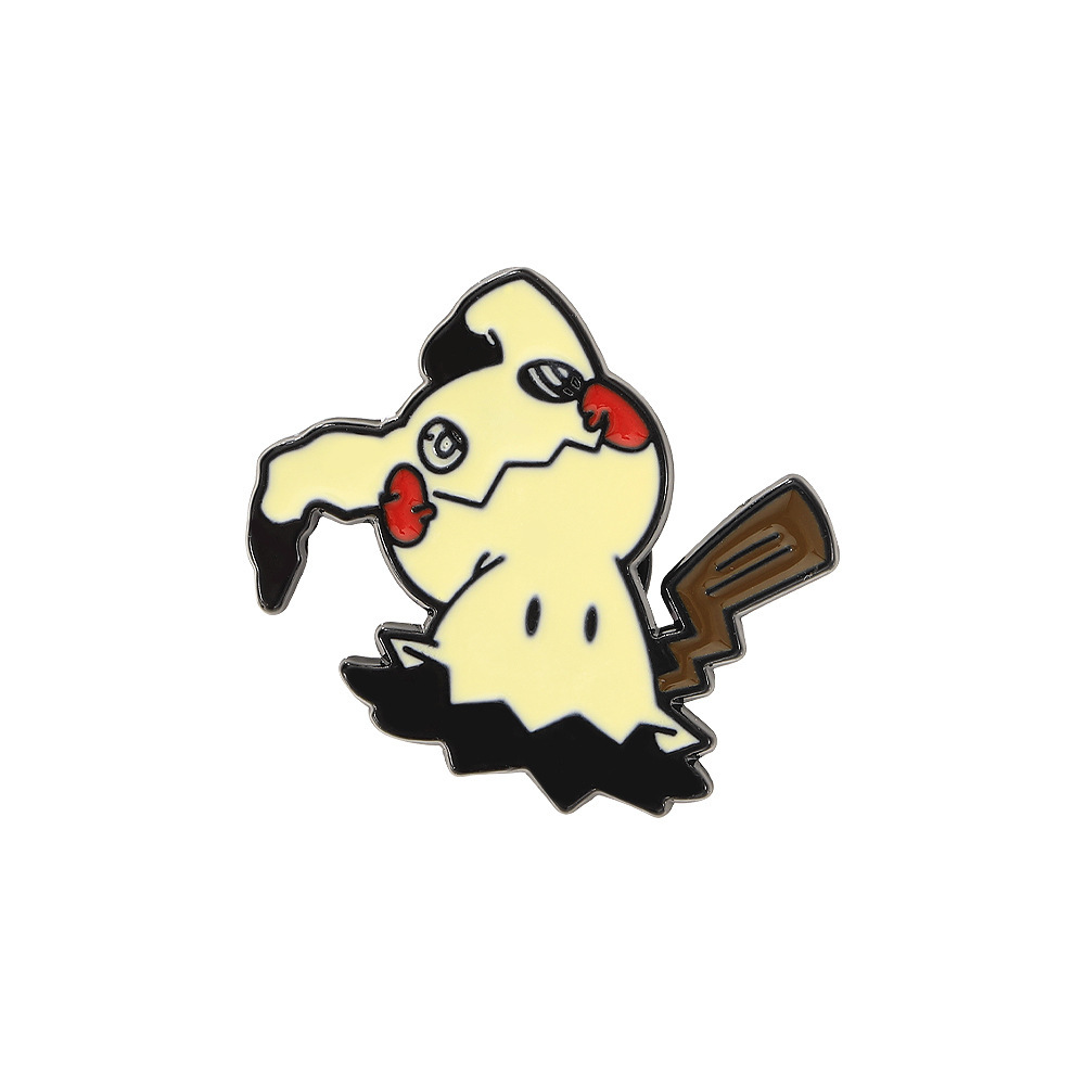 Broche de dibujos animados creativo europeo y americano divertido emoji de parodia de Halloween insignia de Pokémon