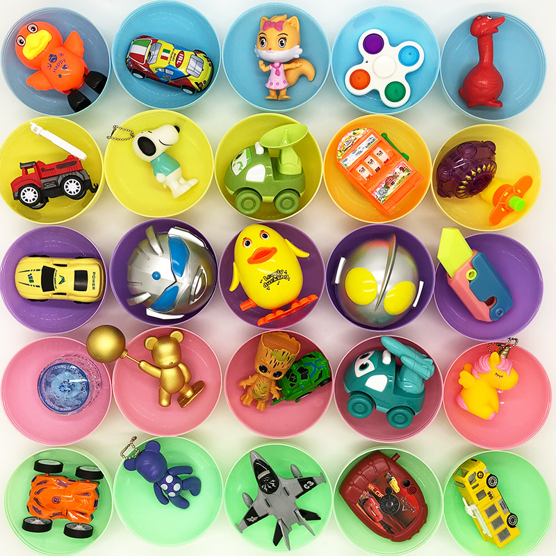 大号100mm扭蛋球盲盒儿童扭蛋机透明奇趣蛋奥特曼扭扭蛋玩具手办