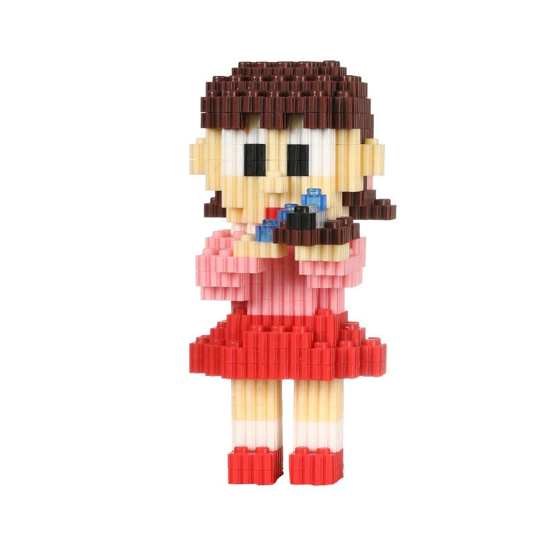 Mini Block Minifigure Set, compatible with Lego, assorted bear characters — birthday gift for boys