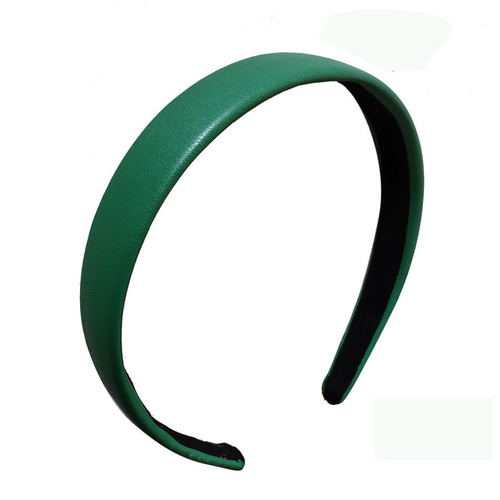 Korean retro fashionable PU leather headband French style girl's hairband hairpin when going out