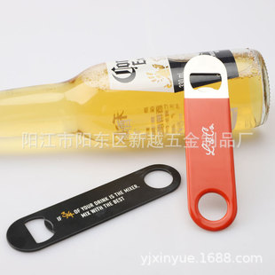 Color printing beer bottle opener PVC material beer bottle opener inside is stainless steel wine opener creative