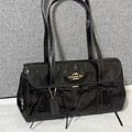 Coach's New C Brand Women's Bag Birdget Bowling Tote Bag Shoulder Underarm Bag Bowknot Baguette Bag Coach's New C Brand Women's Bag Birdget Bowling Tote Bag Shoulder Underarm Bag Bowknot Baguette Bag