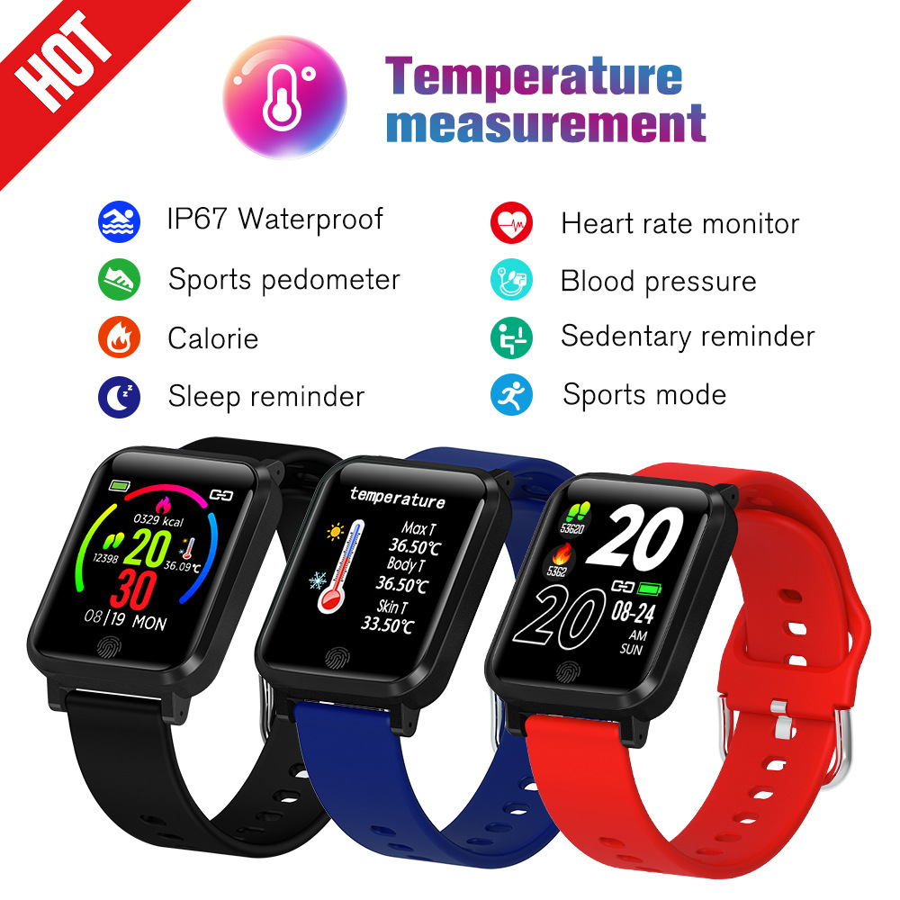 F29 Smart Bracelet With Full Touch Screen, Health Monitoring, Heart...
