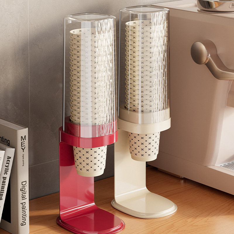 Disposable Cup Dispenser Wall-Mounted Storage Rack Countertop Water Dispenser Cup Storage Box Paper Cup Holder Cup Dispenser Rack