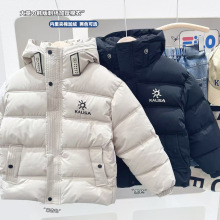 男童棉衣外套秋冬款新款加绒儿童冲锋衣中大童棉服加厚夹棉冬装潮